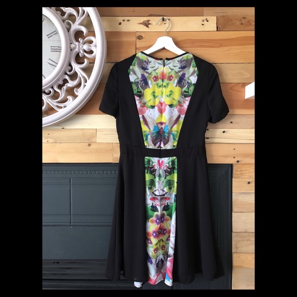 Prabal Gurung for Target panel dress w/ floral - Picture 3 of 6